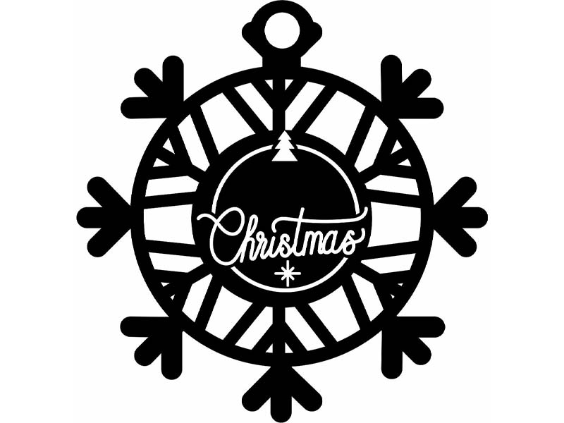 Laser Cut Snowflake Christmas Pendant Decoration Ideas