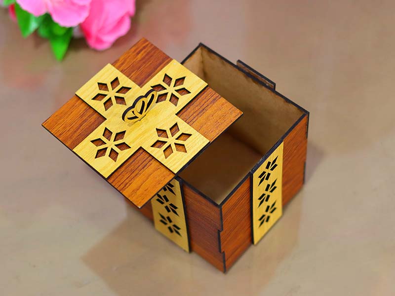 Laser Cut Gift Box Template Christmas Gift Box Birthday Gift Idea