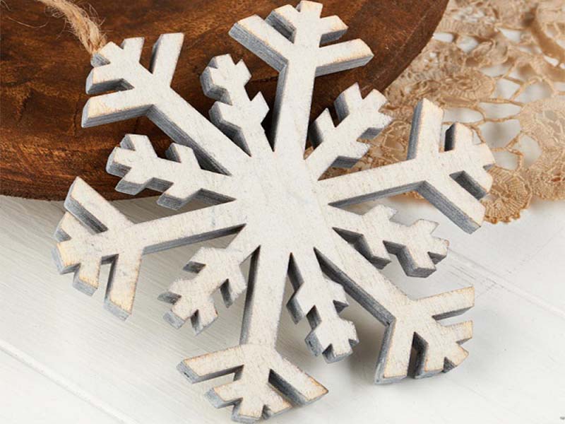 Laser Cut Snowflake Ornament for Christmas Decoration