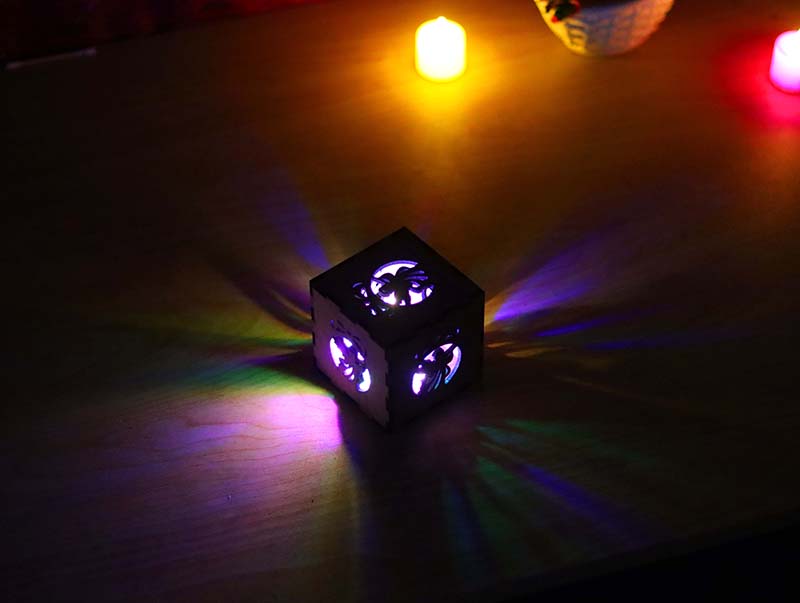 Laser Cut Angel Small Tealight Candle Holder Box for Christmas Decoration