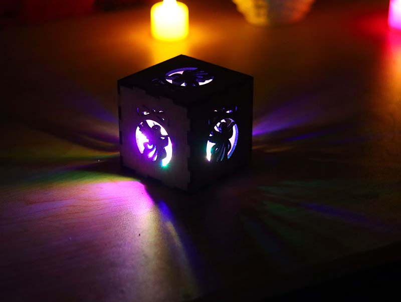 Laser Cut Angel Small Tealight Candle Holder Box for Christmas Decoration