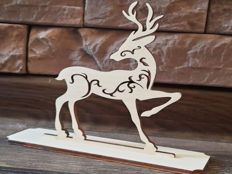 Laser Cut Reindeer Christmas Decorative Stand