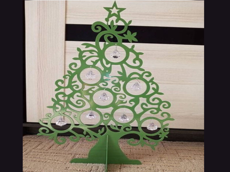 Laser Cut Christmas Tree Home Decoration