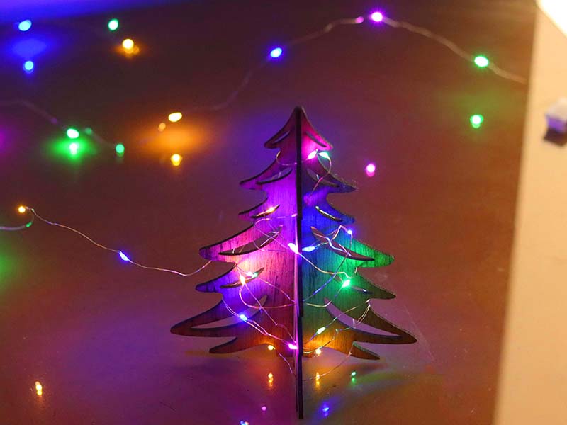 Laser Cut Christmas Tree Model for Christmas Decoration