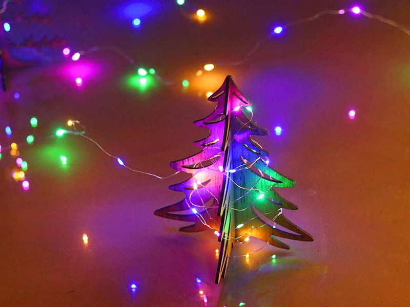 Laser Cut Christmas Tree Model for Christmas Decoration