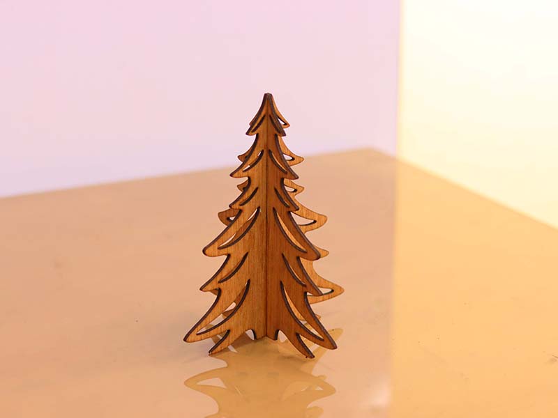 Laser Cut Christmas Tree Model for Christmas Decoration