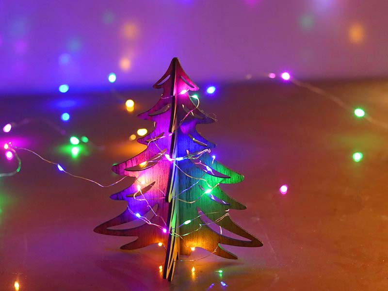 Laser Cut Christmas Tree Model for Christmas Decoration