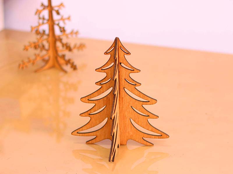 Laser Cut Christmas Tree Model for Christmas Decoration