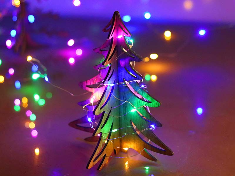 Laser Cut Christmas Tree Model for Christmas Decoration