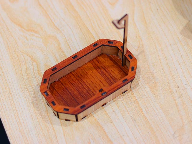 Laser Cut Bathtub Dollhouse Miniature Furniture Design