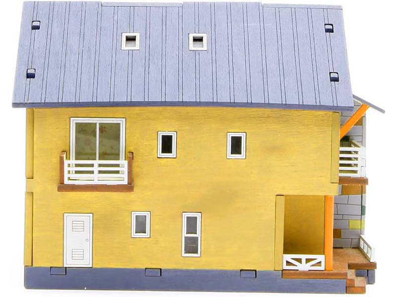 Laser Cut Dollhouse 3D Model Wooden House Design