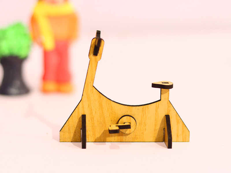 Laser Cut Dollhouse Exercise Cycle Toy Kit
