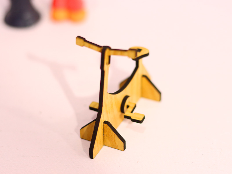 Laser Cut Dollhouse Exercise Cycle Toy Kit