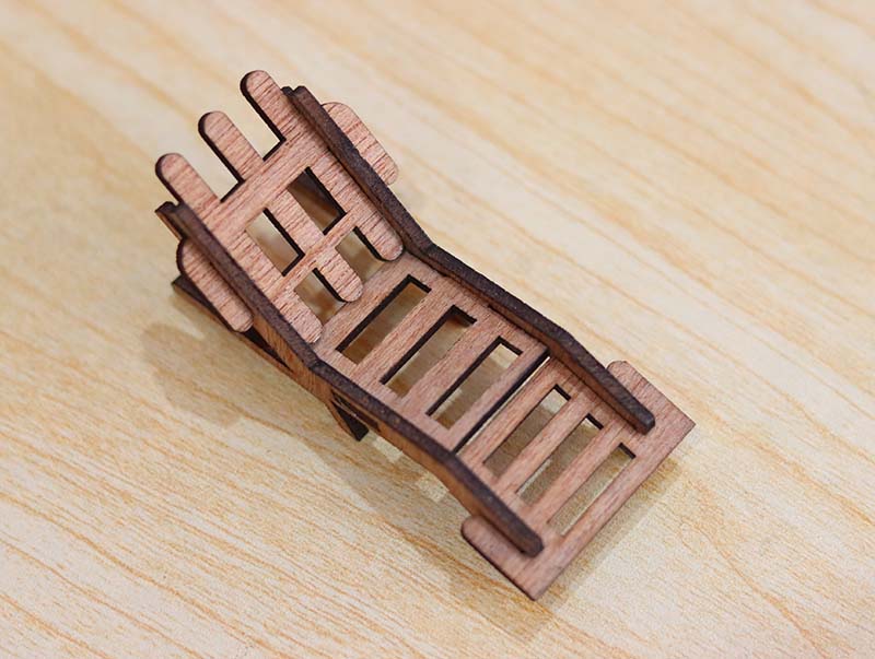 Laser Cut Dollhouse Furniture Beach Bed Toys Template