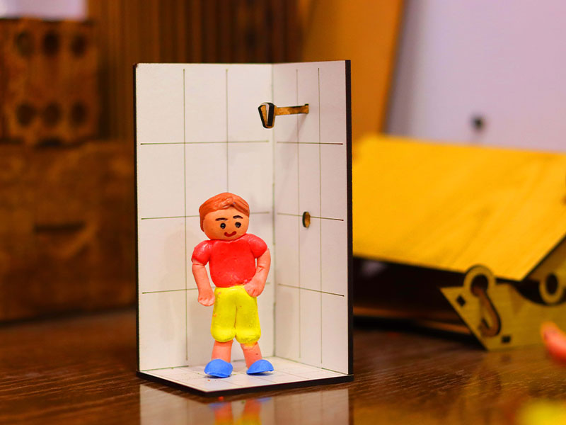 Laser Cut Dollhouse Furniture Miniature Bathroom Design