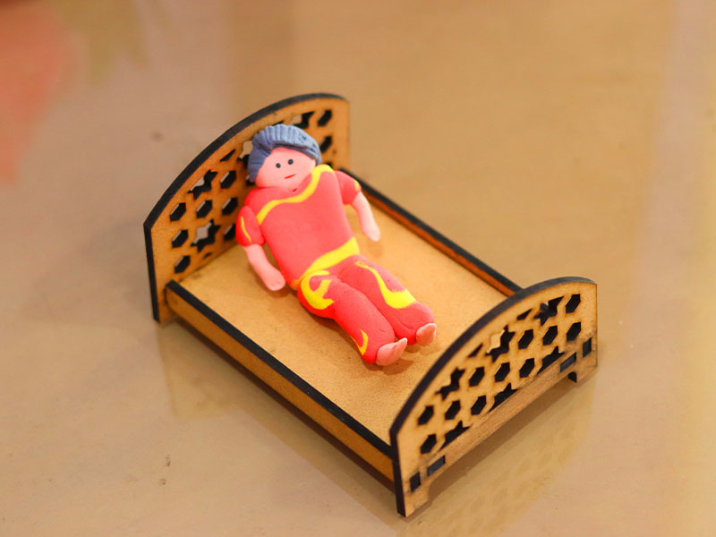 Laser Cut Dollhouse Miniature Bed Design Dollhouse Furniture Plans