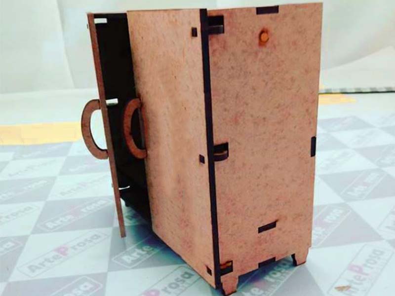 Laser Cut Miniature Dollhouse Almirah Furniture Design