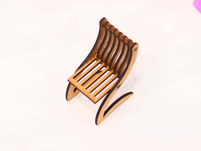 Laser Cut Miniature Chair Design Dollhouse Furniture Plans