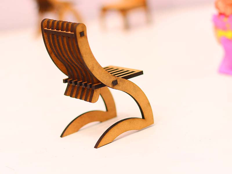 Laser Cut Miniature Chair Design Dollhouse Furniture Plans