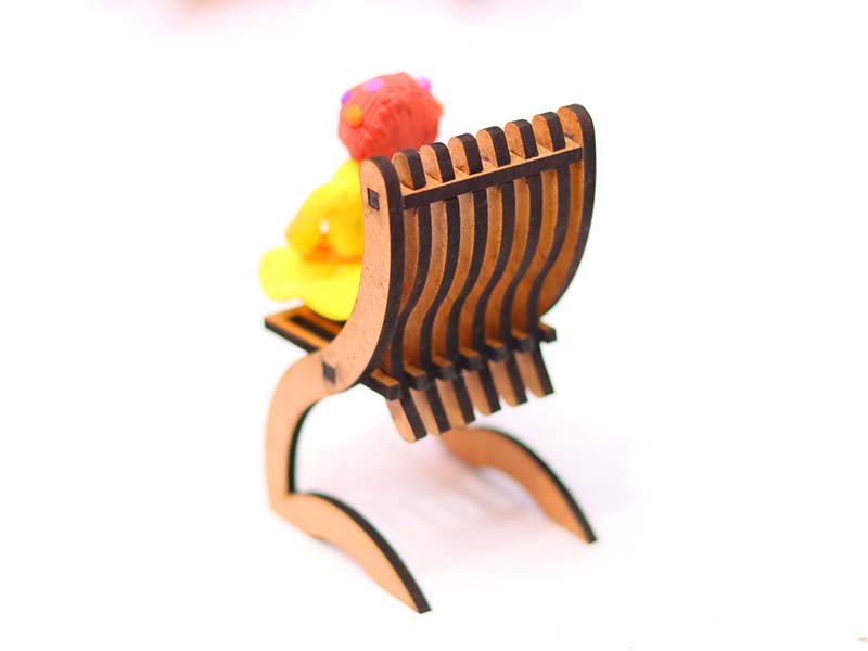 Laser Cut Miniature Chair Design Dollhouse Furniture Plans
