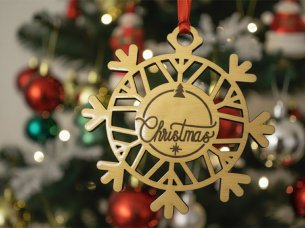 Laser Cut Snowflake Christmas Pendant Decoration Ideas