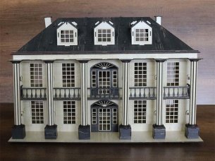 Laser Cut Architectural Dollhouse 3D Model Template